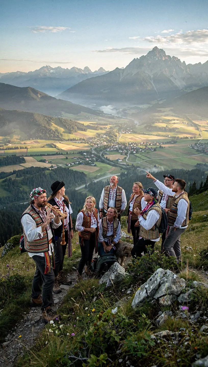 An open-air museum displaying historical artifacts and traditional crafts of Slovak rural life.